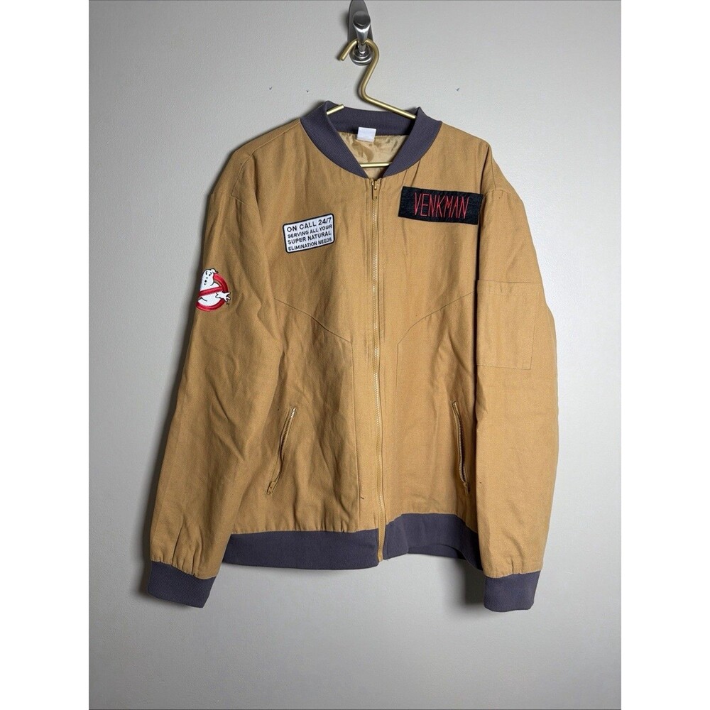 Ghostbusters Venkman bomber jacket. Men's L Spirit Halloween